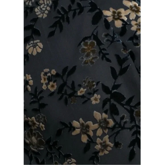 Lulus NWT Floral Navy Blue Asymmetrical Dress (size M) - Picture 6 of 8